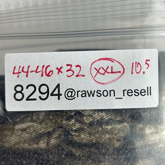 Mossy Oak Cargo Camo Pants Men XXL Wide Leg Hunting Vtg Baggy Y2K Tactical 44x32 - Picture 7 of 7